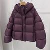 Short Hooded Cloud Puffs Thickened Bread Clothes Women's Cotton Clothes Winter New Large Size Loose Coat