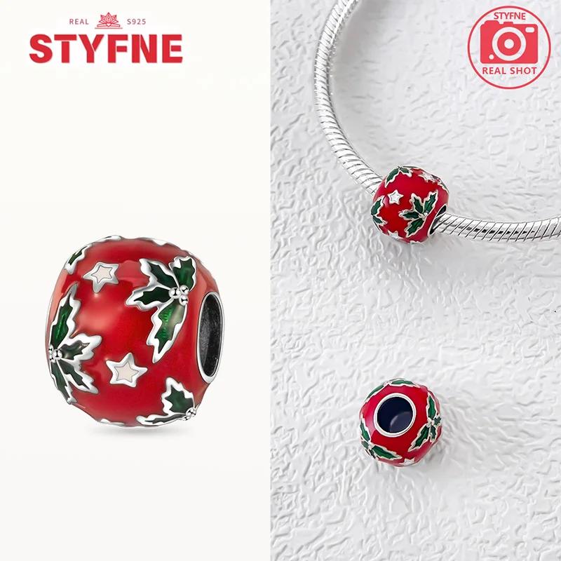 Copperchristmas Series Santa Claus Star Heart Bead Fit Original Bracelet Diy Fine Charm Jewelry Gifts For Women Accessories