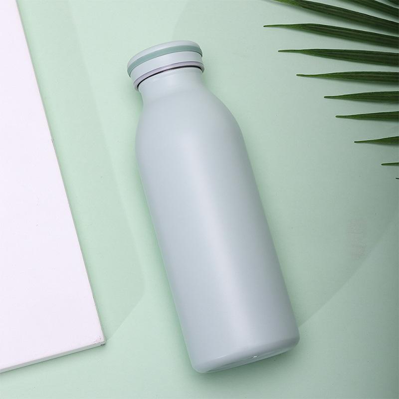 Fashion New High-Value Stainless Steel Milk Bottle Mini Double-Layer Thermos Cup Large Capacity 304 Coke Bottle