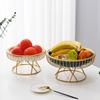 Light Luxury Fruit Plate Creative Living Room Home Fruit Basket Afternoon Tea Candy Dessert Stand Snack Tray Party Supplies
