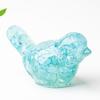 Resin Crystal Bird Figurine With Natural Waterstone For Home Office Decor Gift For Friends