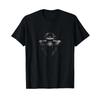 Gorilla T Shirt Showing Two Middle Finger Silver Back Black Vintage Comfortable Designer Clothes Casual Breathable