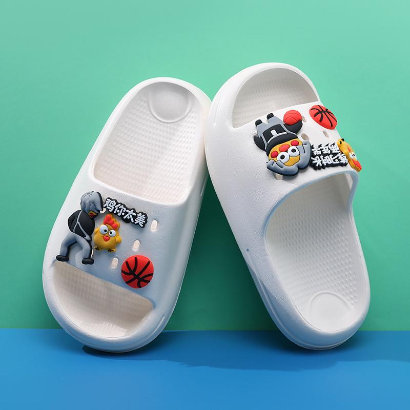 Bequeme weiche Sohle Eva Cartoon-Figur Indoor Outdoor Badeschuhe für Jungen