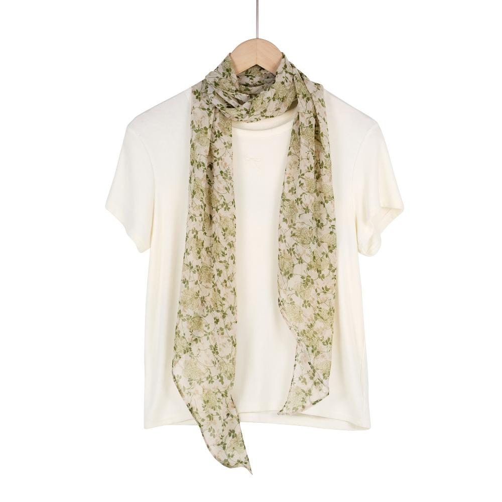 Ribbon Scarf Headband Thin Long Scarves Luxury Leopard Print Scarf  Dress Decor