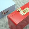 Combination Lock Password Lock Storage Box Rectangular Shape Metal Construction Key Safe Box Secure Storage Flip Top Design