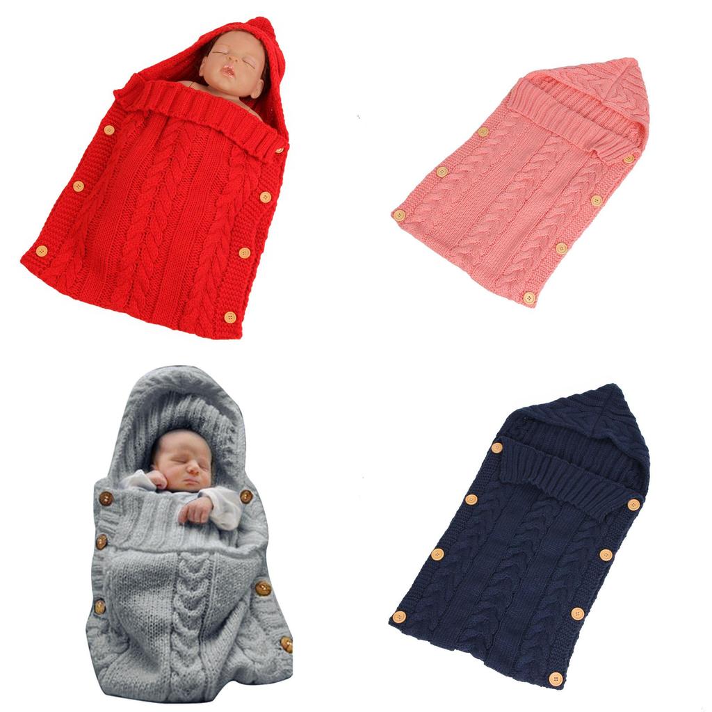 Toddler Wool Sleep Bag With Button Fastening For Winter And Spring Use