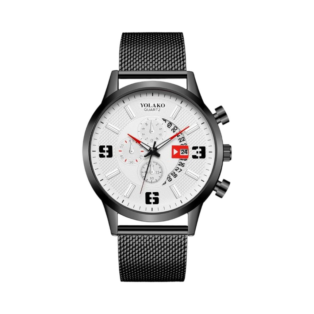 Men's Waterproof Luminous Running Alarm Clock Watch