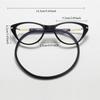 Men Women Anti Blue Light Cat Eye Hanging Neck Reading Glasses Silicone Soft Rope Anti-lost Scalable Portable Reading Eyeglasses