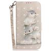 For Samsung Galaxy S26+ Case Pattern Printing Leather Wallet Phone Cover with Wrist Strap