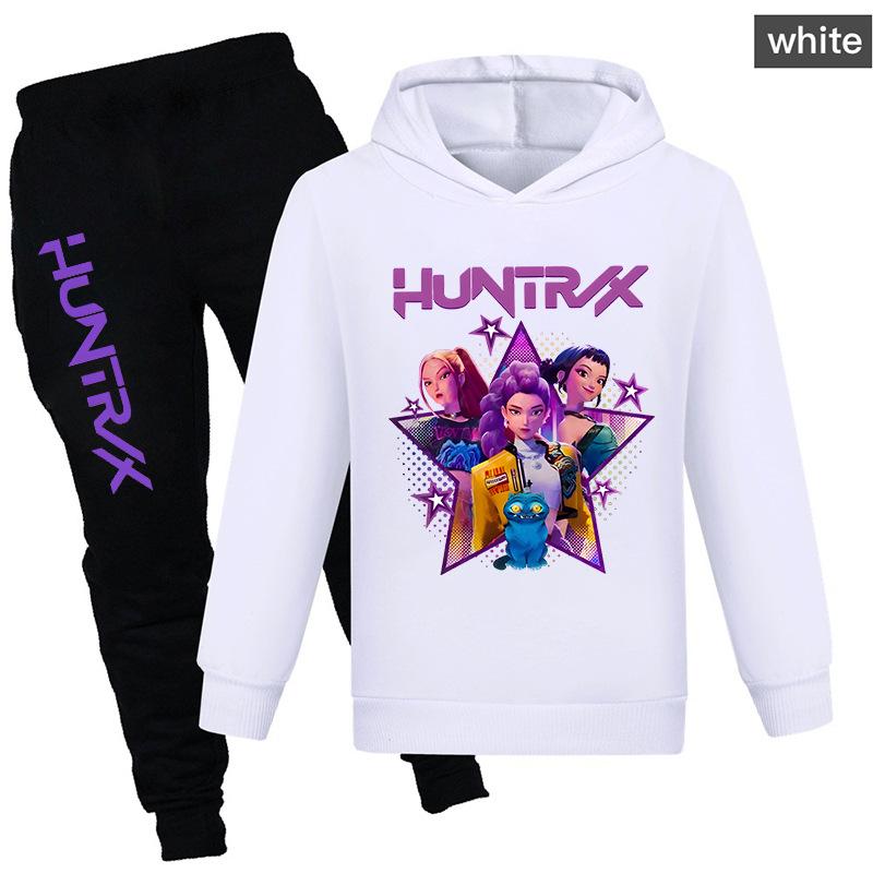 

Осень Зима Kpop Истребители Демонов Принтованные Толстовки Спортивные Штаны Комплекты Модные Повседневные Теплые Спортивные С Длинным Рукавом Брюки Детские Унисекс Комплекты Одежды 130