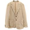Herringbone Pattern Jacket S Beige Men's Used
