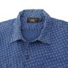 RRL Indigo Linen Open-Collar Work Shirt, Men's, Blue, Size M tops M blueUsed