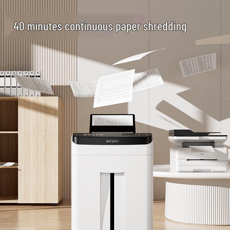 Deli Automatic Cross-Cut Paper Shredder