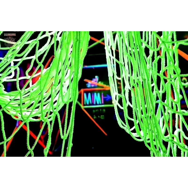 

Atmosphere Props Fluorescent Green Interactive Stage Performance Gloves Fluorescent net(Shiping hair)