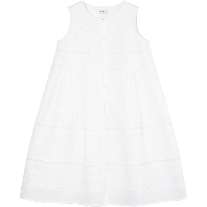 Mucmukn Girls French Floral Tencel Cotton Dress 110CM