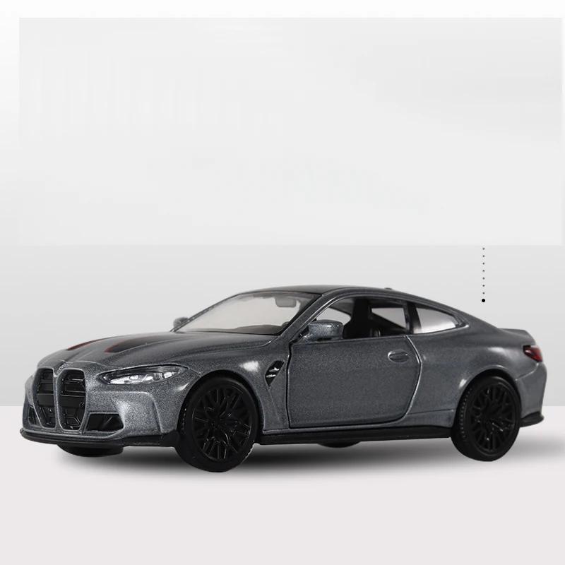 1:36 BMW M4 CSL Metal Sports Vehicles Supercar Fast and Furious One Piece Car Toy Boy Diecast Auto Model Gift Hot Wheel Pull