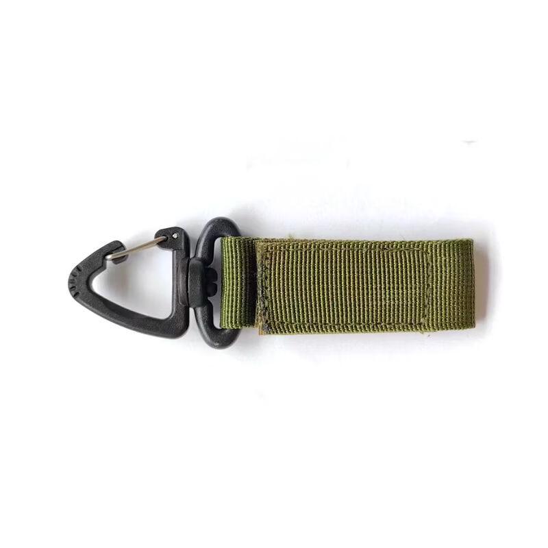 Tactical 360-Degree Rotating Triangular Carabiner D-Ring (2-Pack)