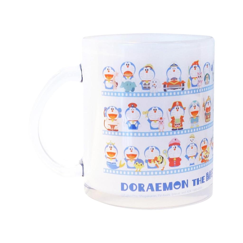 Doraemon the Movie 45th Anniversary Mug Glass Mug 320ml Tableware Goods Miscellaneous Goods Made In Japan 101144 "Doraemon" Approx.