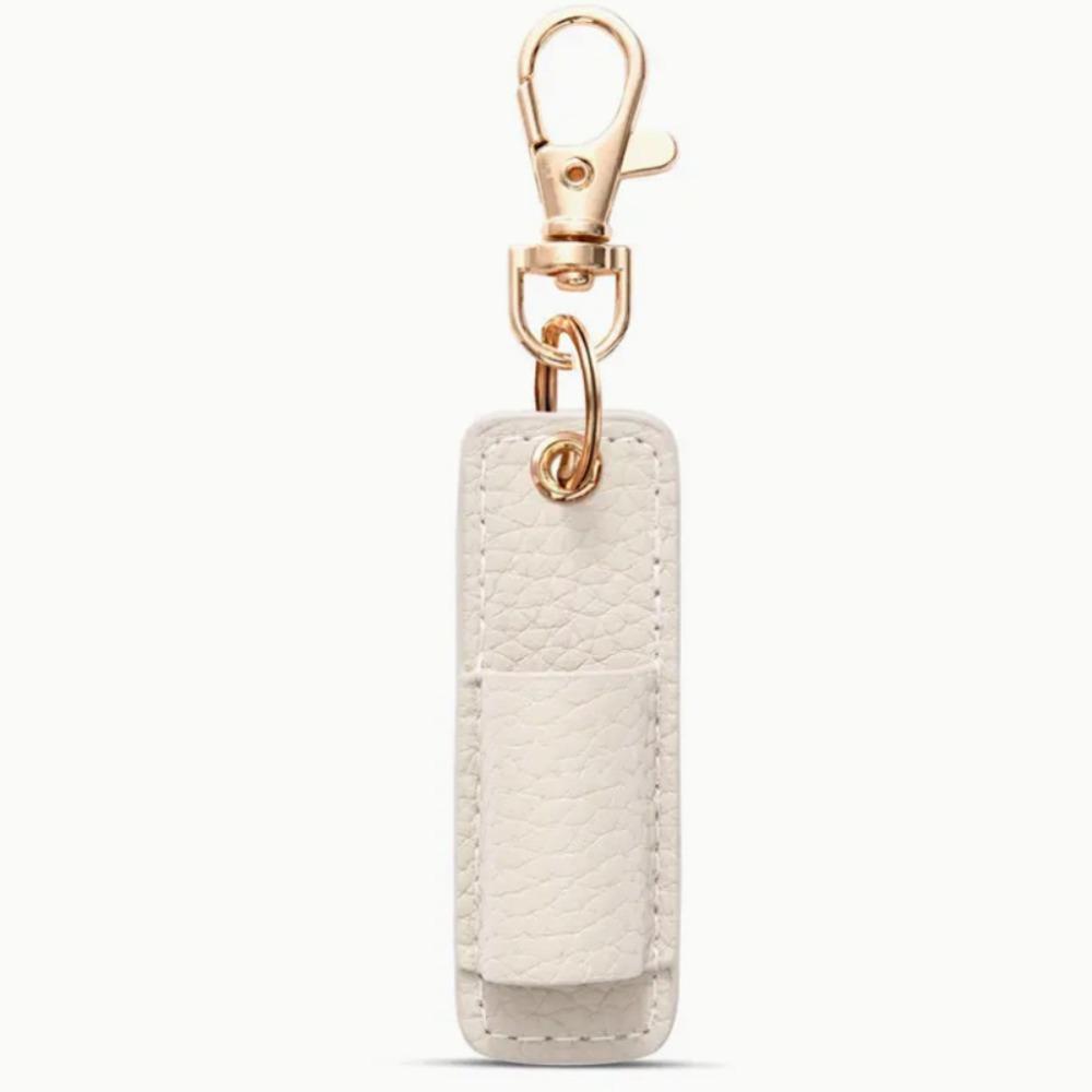PU Leather Lanyard Pen Holder with Keychain Pen Case Pen Pouch Portable Pen Clip