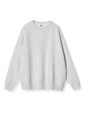 [United Athlete] 10.0oz TC Big Crew Sweatshirt Herren 562701 Ash Japan L (entspricht japanischer Größe L)