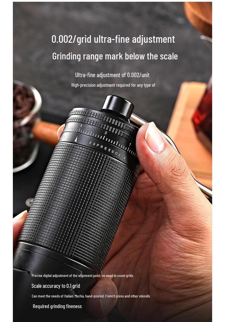 Manual Hand-Crank Coffee Grinder for Home Use