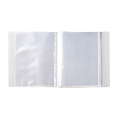 A6-Information Booklet Waterproof 4x6 Clear Photo Album With 40 Pockets & Large Capacity-A6 Information Booklet
