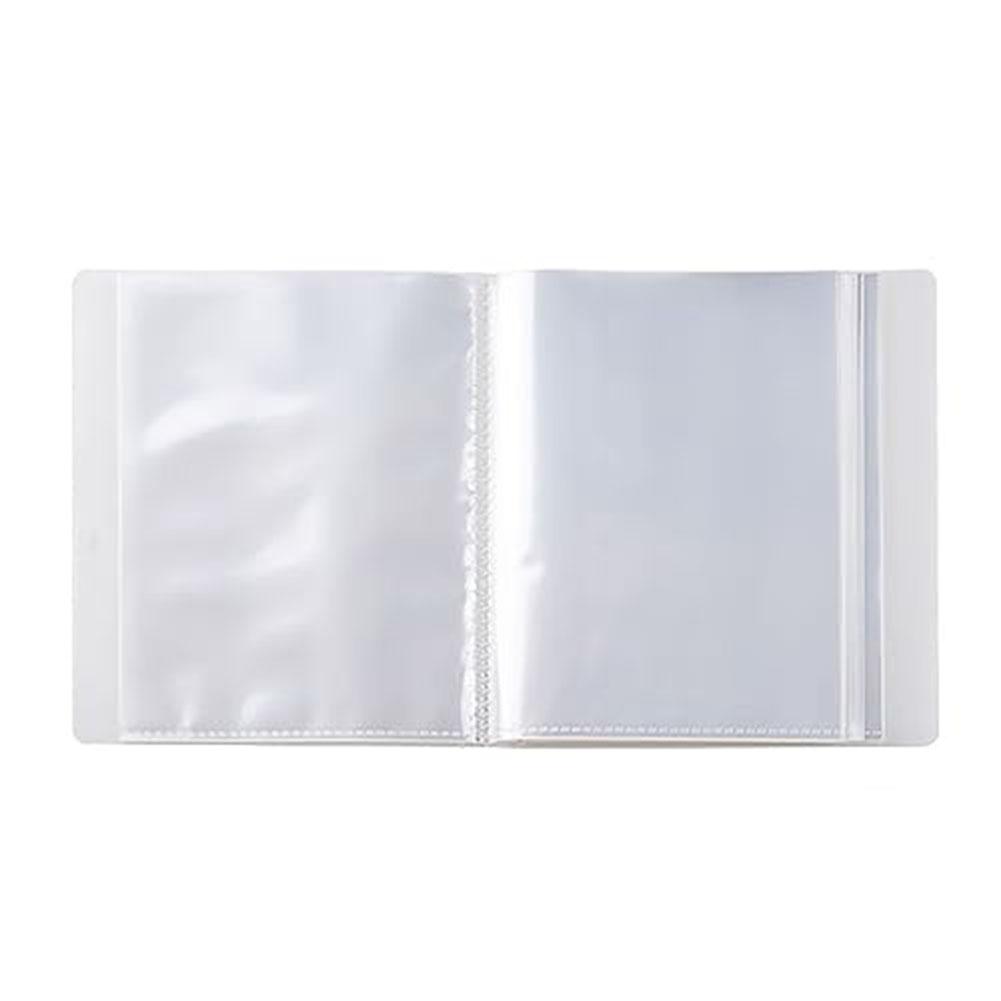 A6-Information Booklet Waterproof 4x6 Clear Photo Album With 40 Pockets & Large Capacity-A6 Information Booklet