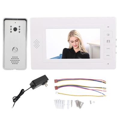 7 Inch Screen Smart Video Intercom System 120 Degree Wide Angle Wired Door Phone Doorbell Kits with