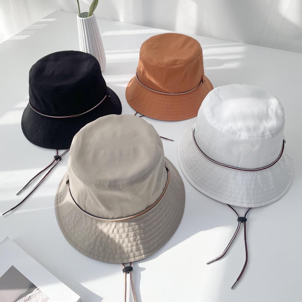 Spring/Summer Bucket Hat Daily Color Strap Bucket Hat