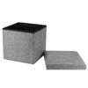 Foldable Storage Ottoman Multifunctional Storage Bench Footstool Seat with CoverBig