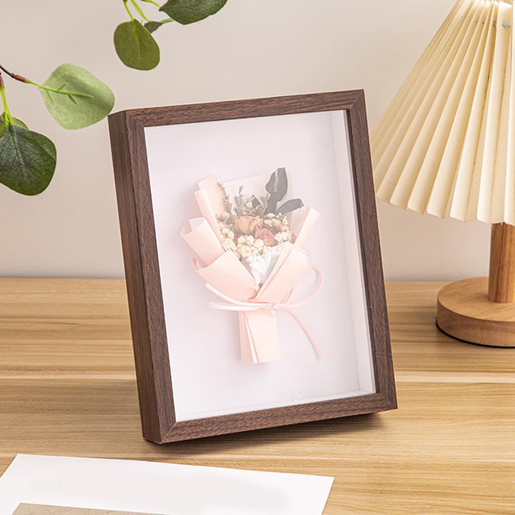 Acrylic Shadow Box Frame A4 Size 5cm Depth for DIY Flower Art Decoration