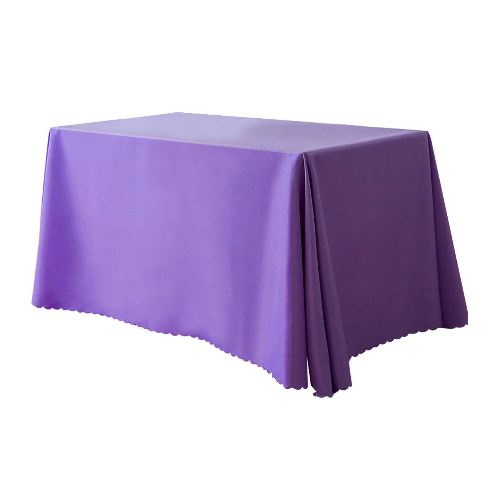 

Solid Color Rectangular Tablecloth for Events and Exhibitions 40x40, Custom Size Contact Customer Service фіолетовий