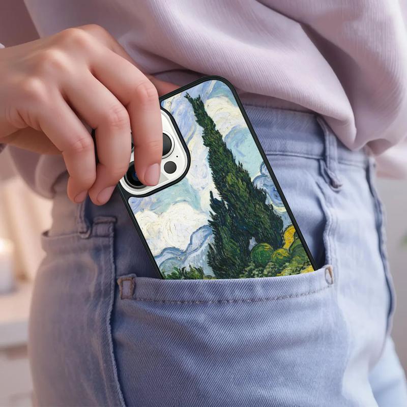 Vincent Van Gogh Soft Phone Case For iPhone 17 Air 15 16e 14 13 Pro Max Coque 12 11 Pro Max PLUS Cover