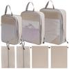 7-Piece Travel Compression Organizer Set for Clothes, Shoes, and Cosmetics
