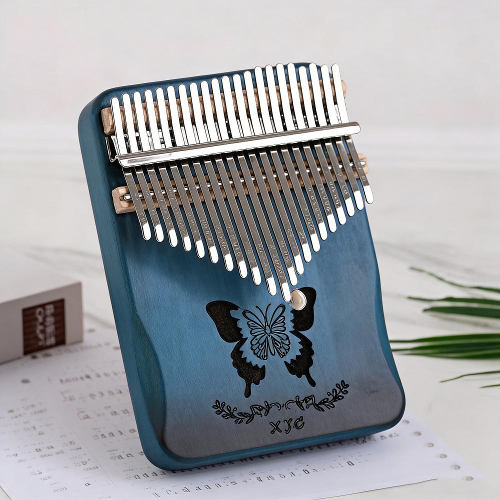 Thumb Piano Kit 17 21Keys Manual Tuned Musical Instrument Calimba Portable Finger Piano Birthday Gifts for Music Lovers