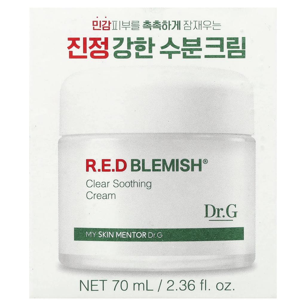 Dr. G, RED Blemish®, Clear Soothing Cream, For Sensitive Skin, 70ml (2.36 fl oz)