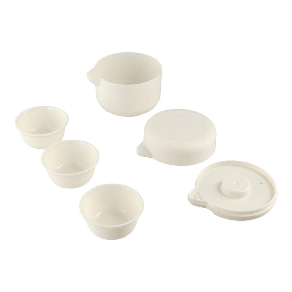 plastic Kung Fu Tea Set Disposable Travel Tea Set Travel Set Portable Teapot  picnic