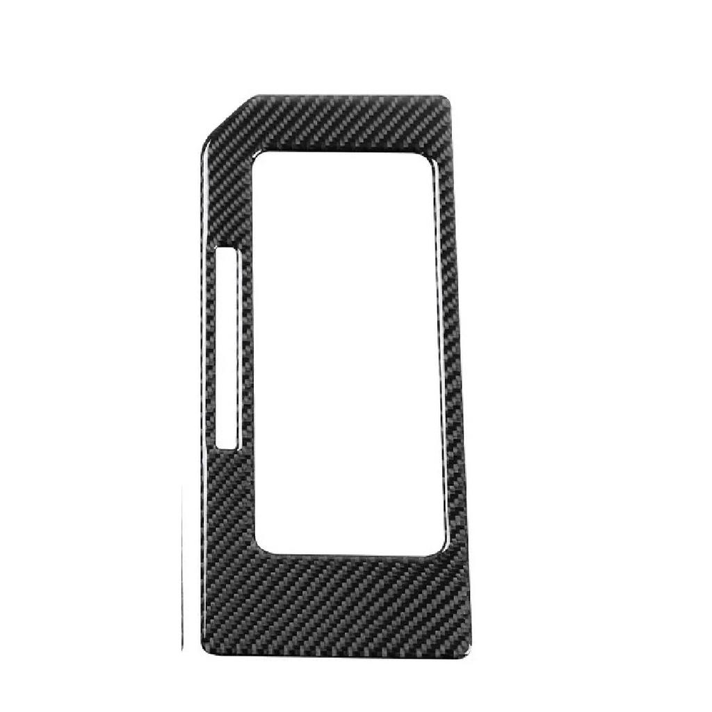 Carbon Fiber Car Central Console Gear Shifter Panel Frame Interior Decoration Sticker For Ford F150 F-150 SVT Raptor Accessories