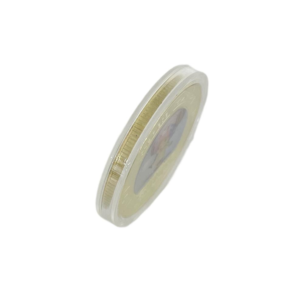 Anime Collectible Coins Set Luffy Chopper Commemorative Gold Colored Metal Coins Merchandise Children's Gift Toy Fans