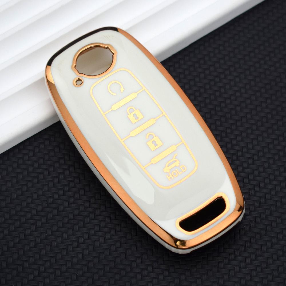 TPU Car Key Case Cover Holder Shell for Nissan Leaf Juke Micra Qashqai J11 X-Trail T32 Tiida Pathfinder Versa Note Patrol Fob