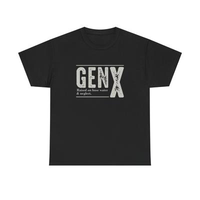 Gen X Funny Graphic T-Shirt Gift NEW Unisex Heavy Cotton Tee