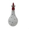 Jarrón de Pollo de Cuello Largo Pintado a Mano Resina Resina Jarrón Decorativo Jarrón de Gallo de Dibujos Animados Regalo