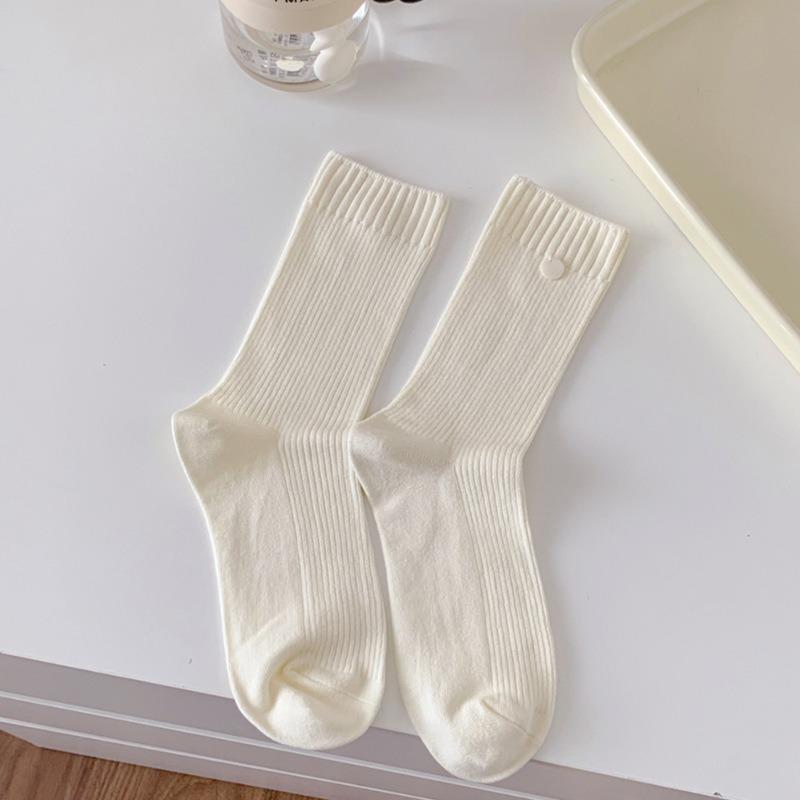 5 Paar Damen Herbstmode Neuer Stil Alles Go Shell In The Tube Stapelsocken