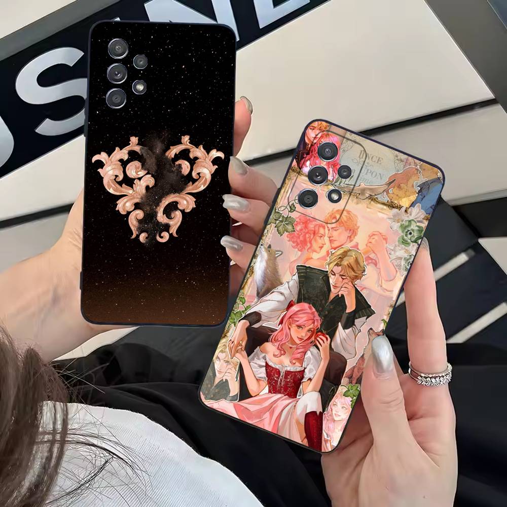 O-Once Upon a Broken Heart Phone Case For Samsung Galaxy A13,21s,22,31,32,52,53,71,80,A91 Soft Black Shell