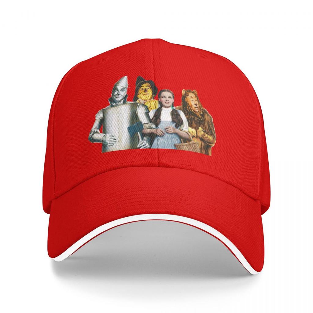 Wizard Of Oz/ Dorothy Tin Man Scarecrow/No Place Like Home Baseball Cap summer hat Sunhat Designer Man Women's