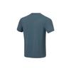 Li Ning Running Collection T Shirts Men's Nightfall Cyan Crew Neck Moderate Straight Fit ATST077-6