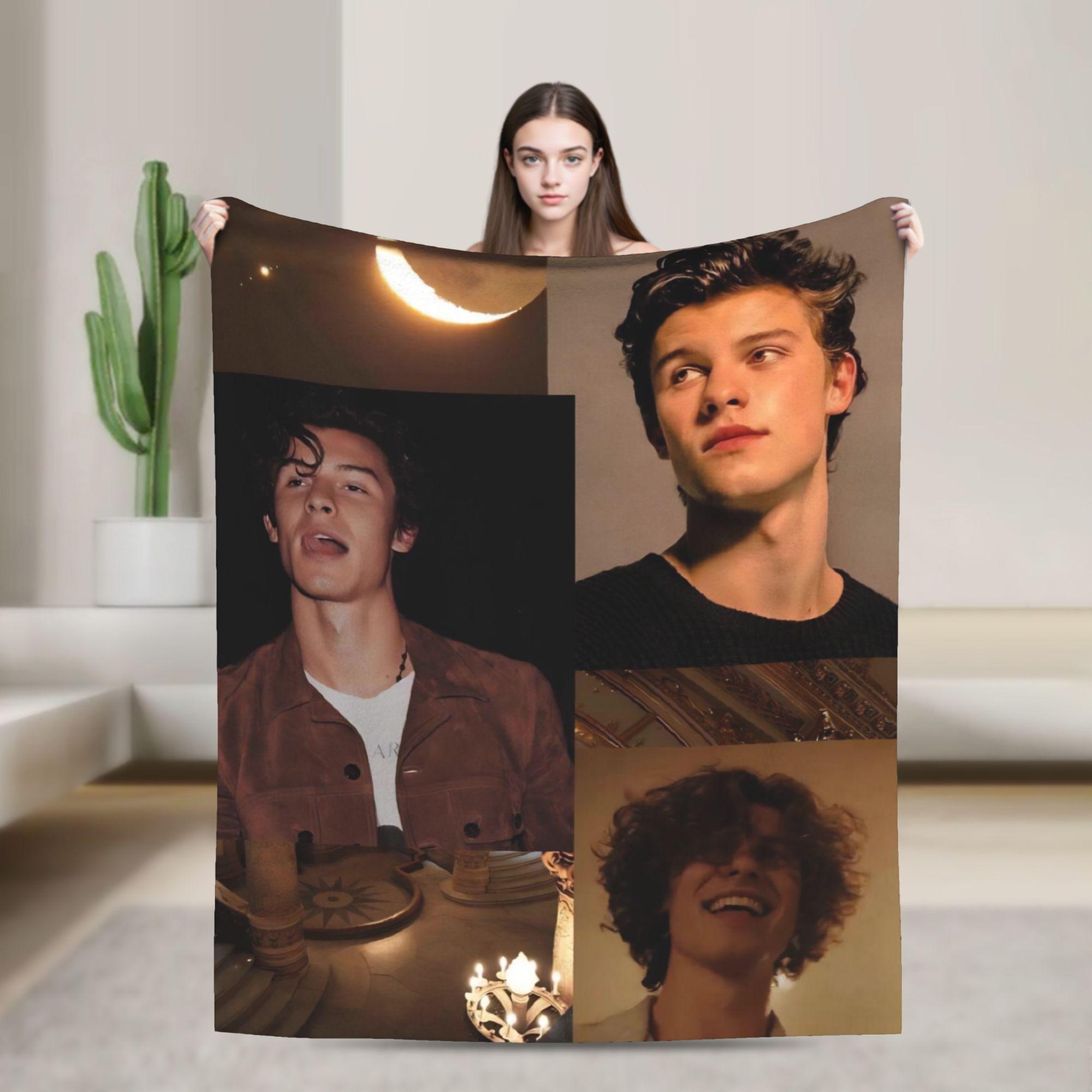 

Rapper Shawn Mendes Plush Blanket Kids Adult Flannel Throw Blanket For Couch Bed Super Soft Customized Quality Bedspread Gift 75x90cm