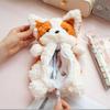Corgi Dog Shape Pencil Case Cosmetic Bag Stationery Organizer Cartoon Storage Stuffed Animal for