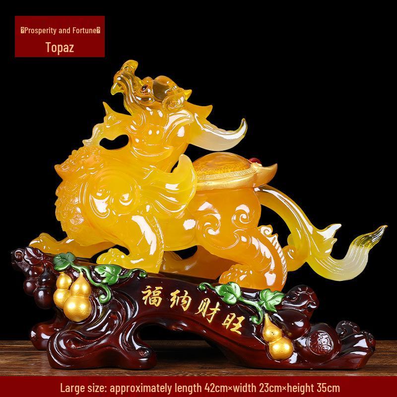 Prosperous Wealth Pixiu Ornaments: Fortune-Building Gifts for Shop Openings & Housewarmings
