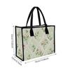 Elegant Floral Printed Tote Bag for Daily Casual Shopping Commute Use